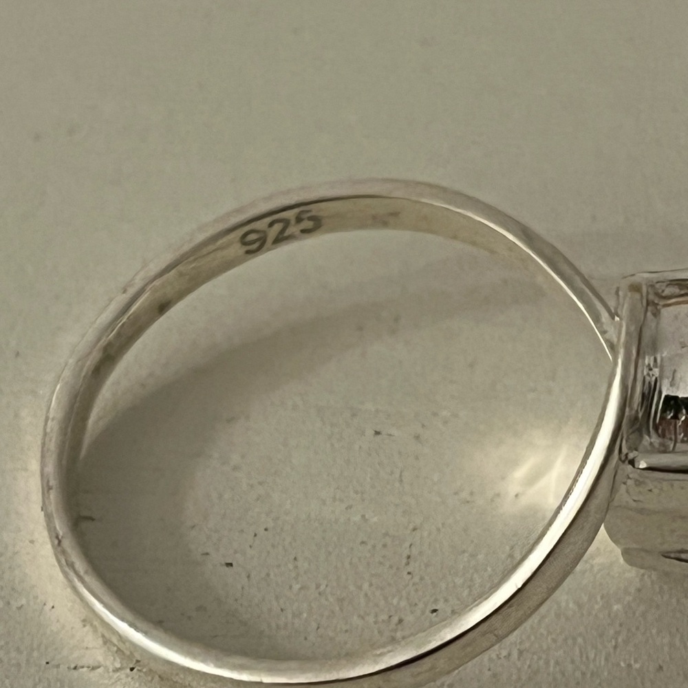 925 Solid Sterling Silver Green Amethyst Gemstone… - image 5